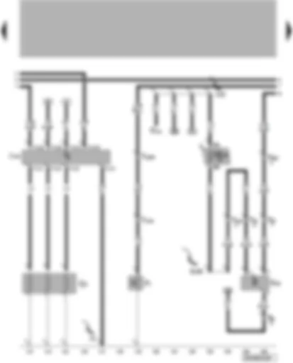 Wiring Diagram  VW LUPO 2002 - Glow plug relay - speedometer sender - oil pressure switch - engine glow plugs