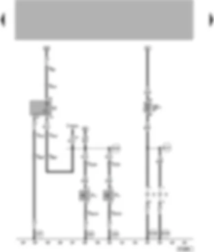 Wiring Diagram  VW LUPO 1999 - Interior light - door contact switch - registration plate light