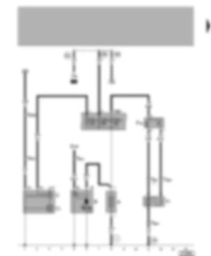 Wiring Diagram  VW LUPO 1999 - Battery - starter - alternator - radiator fan