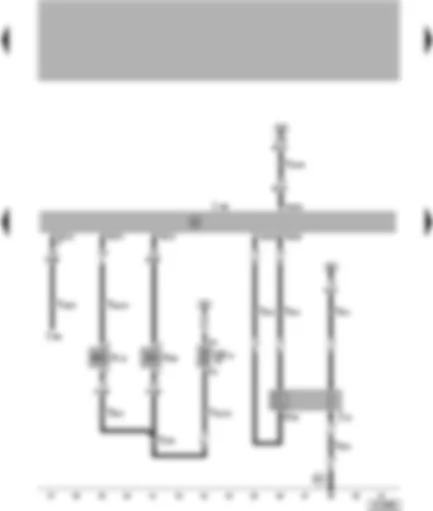 Wiring Diagram  VW LUPO 1999 - 4AV control unit (injection system) - Lambda probe - activated charcoal filter sytem solenoid valve - exhaust gas recirculation pulsed valve