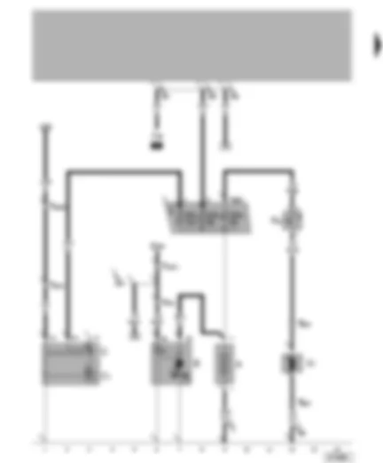 Wiring Diagram  VW LUPO 2001 - Battery - starter - alternator - radiator fan