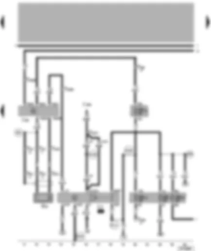Wiring Diagram  VW LUPO 2000 - Simos control unit - knock sensor - fuel pump relay - fuel shut-off (crash) control unit