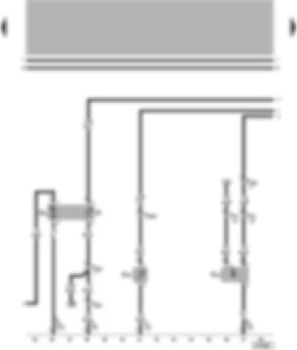Wiring Diagram  VW LUPO 2001 - Fuel pump relay - speedometer sender - fuel gauge sender - coolant shortage warning sender