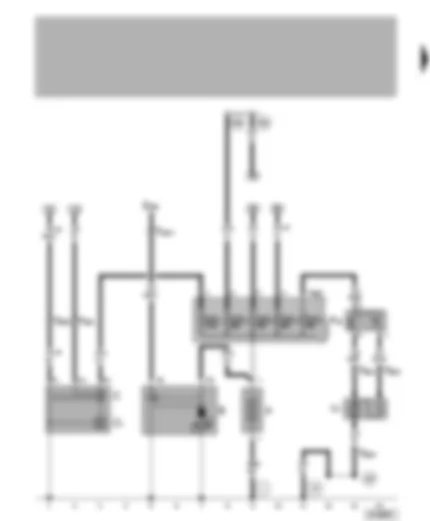 Wiring Diagram  VW LUPO 2001 - Battery - starter - alternator - radiator fan