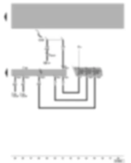 Wiring Diagram  VW LUPO 2001 - Radiator fan control unit
