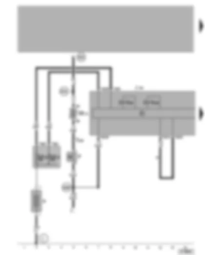 Wiring Diagram  VW LUPO 2001 - ABS control unit - brake light switch - fuses on battery fuse holder