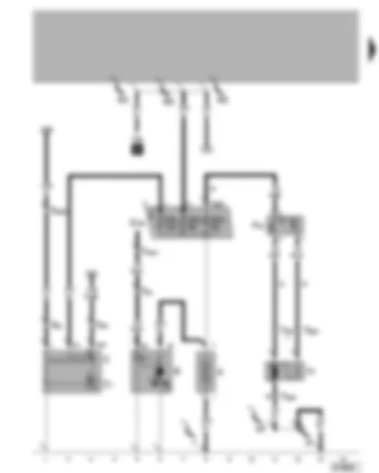 Wiring Diagram  VW LUPO 2001 - Battery - alternator - starter - radiator fan