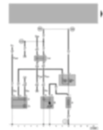 Wiring Diagram  VW LUPO 2001 - Battery - starter - alternator - voltage regulator - starter inhibitor relay