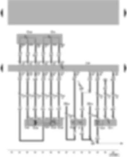 Wiring Diagram  VW LUPO 2003 - 4MV injection system control unit - throttle valve module - pedal value sender - intake manifold pressure sender - intake air temperature sender - brake light switch - brake pedal switch