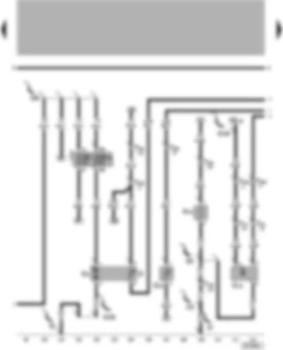 Wiring Diagram  VW LUPO 2005 - Fuel pump - speedometer sender - fuel gauge sender - coolant shortage indicator sender