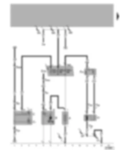 Wiring Diagram  VW LUPO 2006 - Battery - alternator - starter - radiator fan - thermal switch