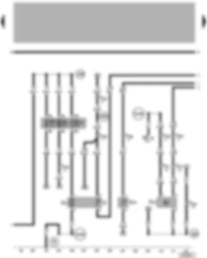 Wiring Diagram  VW LUPO 2002 - Fuel gauge sender - fuel system pressurisation pump - speedometer sender (Hall sender on gearbox) - coolant shortage indicator sender - fuses