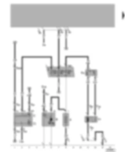 Wiring Diagram  VW LUPO 2001 - Battery - alternator - starter - radiator fan