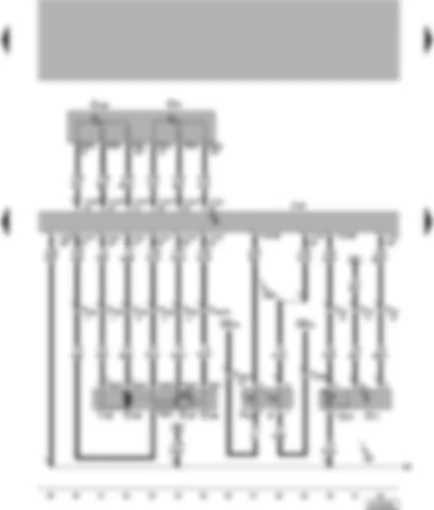 Wiring Diagram  VW LUPO 2000 - 4LV control unit (injection system) - throttle valve control unit - pedal value sender - intake manifold pressure sender - intake manifold temperature sender - brake light switch - brake pedal switch