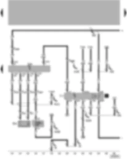 Wiring Diagram  VW LUPO 2003 - Motronic control unit - knock sensor - fuel pump relay