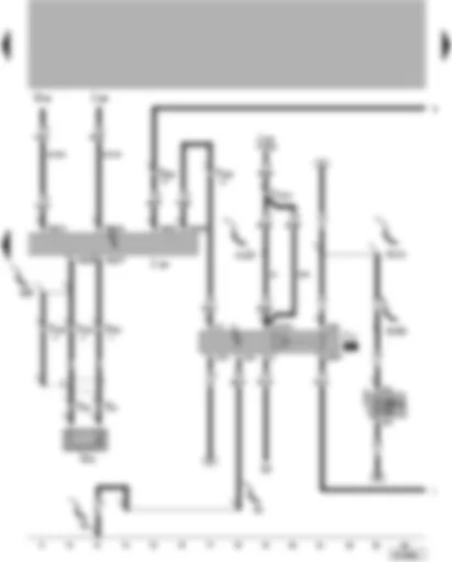 Wiring Diagram  VW LUPO 2005 - Motronic control unit - knock sensor - fuel pump relay - crash fuel shut-off control unit