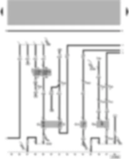 Wiring Diagram  VW LUPO 2000 - Fuel pump - speedometer sender - fuel gauge sender - coolant shortage indicator sender
