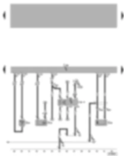 Wiring Diagram  VW LUPO 2006 - Diesel direct injection system control unit - needle lift sender - exhaust gas recirculation valve - crash fuel shut-off control unit