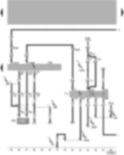 Wiring Diagram  VW LUPO 2003 - 4MV injection system control unit - injectors - knock sensor - fuel pump relay