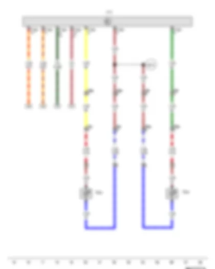 Wiring Diagram  VW MAGOTAN B7L 2015 - Lane change assist control unit 2