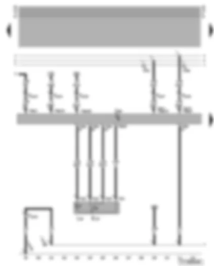 Wiring Diagram  VW NEW BEETLE CABRIOLET 2003 - Window regulator switch