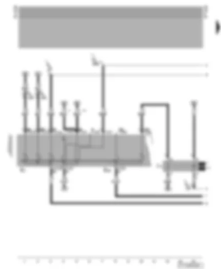 Wiring Diagram  VW NEW BEETLE CABRIOLET 2003 - Light switch - fog light relay