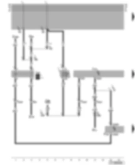 Wiring Diagram  VW NEW BEETLE CABRIOLET 2003 - Starter inhibitor