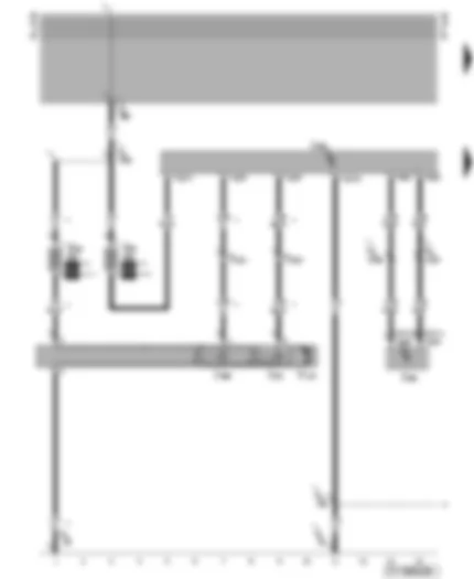 Wiring Diagram  VW NEW BEETLE CABRIOLET 2003 - Convertible top operation fuse - hydraulic pump