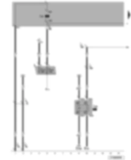 Wiring Diagram  VW NEW BEETLE CABRIOLET 2007 - X-contact relief relay - starter inhibitor and reversing light relay