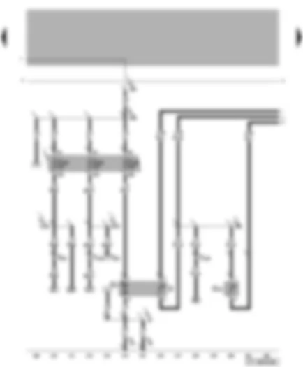 Wiring Diagram  VW NEW BEETLE CABRIOLET 2004 - Fuel pump - coolant shortage indicator sender - fuses