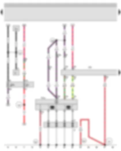 Wiring Diagram  VW NEW BEETLE 1999 - Motronic control unit - Ignition transformer