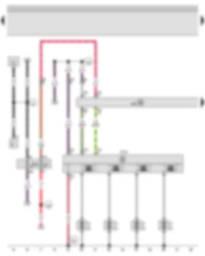 Wiring Diagram  VW NEW BEETLE 1999 - Motronic control unit