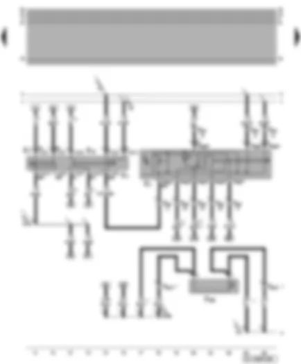 Wiring Diagram  VW NEW BEETLE 2006 - Hazard warning light switch - column switch trim - bonnet contact switch