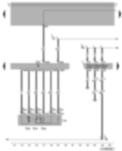 Wiring Diagram  VW NEW BEETLE 2006 - Motronic control unit - throttle valve module