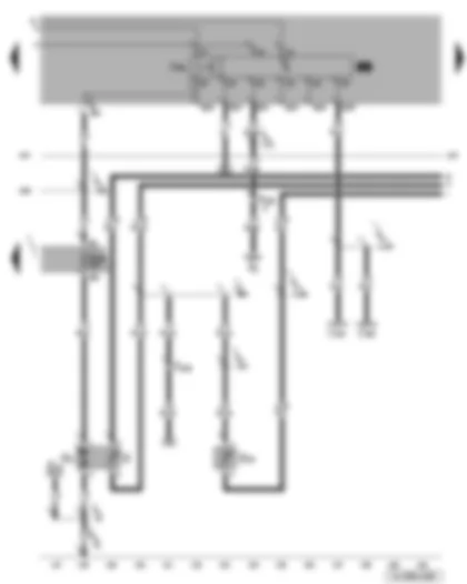 Wiring Diagram  VW NEW BEETLE 2006 - Fuel gauge sender - fuel system pressurisation pump - coolant shortage indicator sender