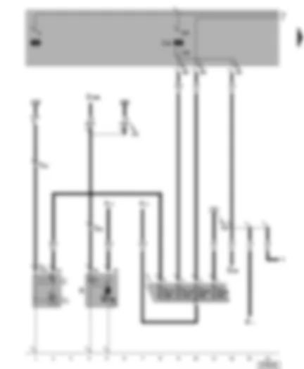Wiring Diagram  VW NEW BEETLE 1999 - Alternator - starter