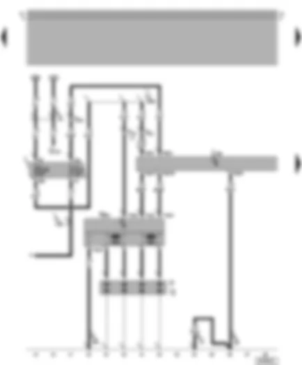 Wiring Diagram  VW NEW BEETLE 1999 - Motronic control unit - ignition system