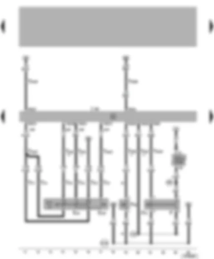 Wiring Diagram  VW NEW BEETLE 1999 - Diesel direct injection system control unit - cruise control system switch (CCS) - clutch pedal switch - brake light switch - brake pedal switch