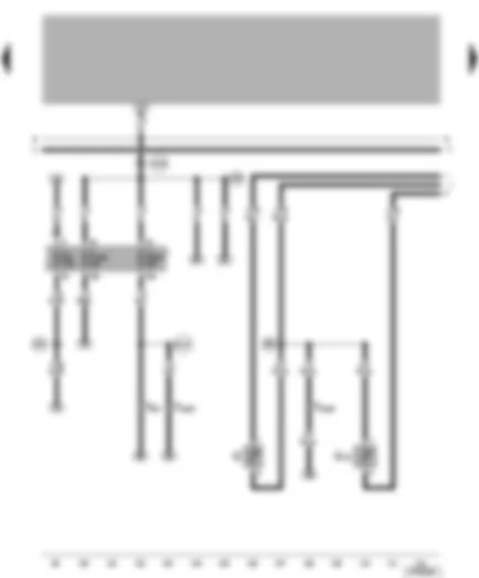 Wiring Diagram  VW NEW BEETLE 1999 - Fuel gauge sender - coolant shortage indicator sender