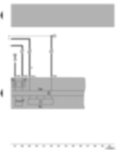 Wiring Diagram  VW NEW BEETLE 1999 - Dash panel insert - coolant temperature gauge - fuel gauge - rev. counter