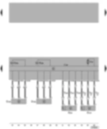 Wiring Diagram  VW NEW BEETLE 1999 - ABS with EDL/ TCS/ ESP control unit - lateral acceleration sender - brake pressure sender - yaw rate sender - ABS hydraulic pump