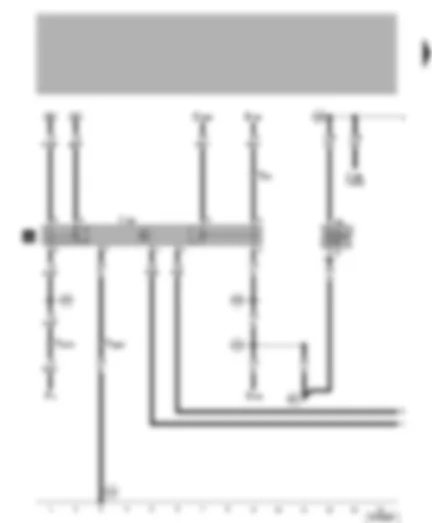 Wiring Diagram  VW NEW BEETLE 1999 - Starter inhibitor and reversing light relay