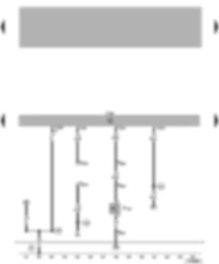 Wiring Diagram  VW NEW BEETLE 1999 - Convenience system central control unit - contact switch in lock cylinder for tailgate anti-theft alarm system/central locking system