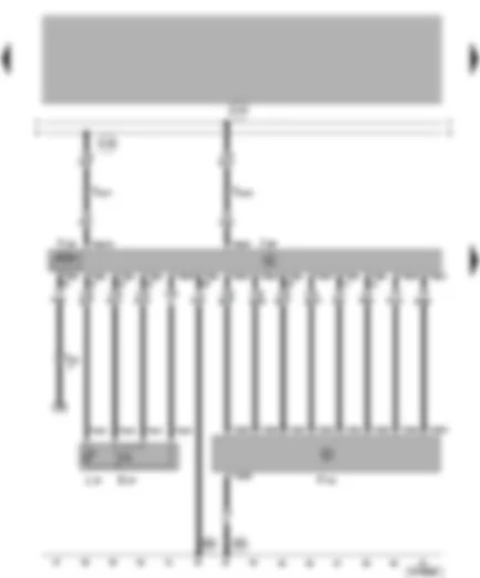 Wiring Diagram  VW NEW BEETLE 1999 - Door control unit (front passenger