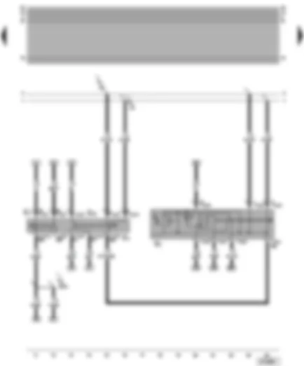 Wiring Diagram  VW NEW BEETLE 2001 - Hazard warning light switch - column switch trim