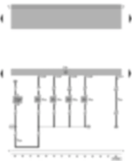 Wiring Diagram  VW NEW BEETLE 2002 - Simos control unit - injectors