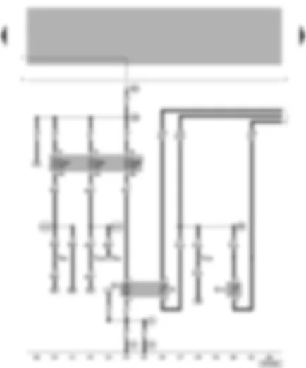 Wiring Diagram  VW NEW BEETLE 2002 - Fuel pump - coolant shortage indicator sender - fuses