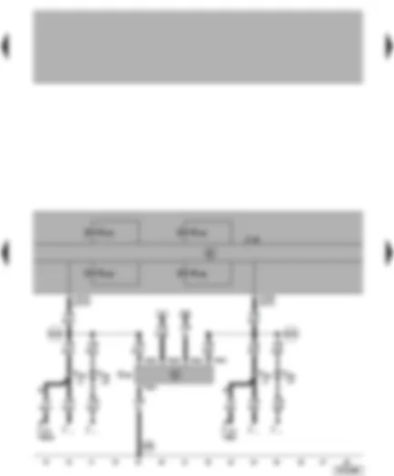 Wiring Diagram  VW NEW BEETLE 1999 - ABS with EDL/ TCS/ ESP control unit - steering angle sender - brake light suppression relay