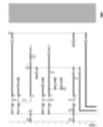 Wiring Diagram  VW NEW BEETLE 2002 - Reversing light left - tail light left - brake lights - rear fog light