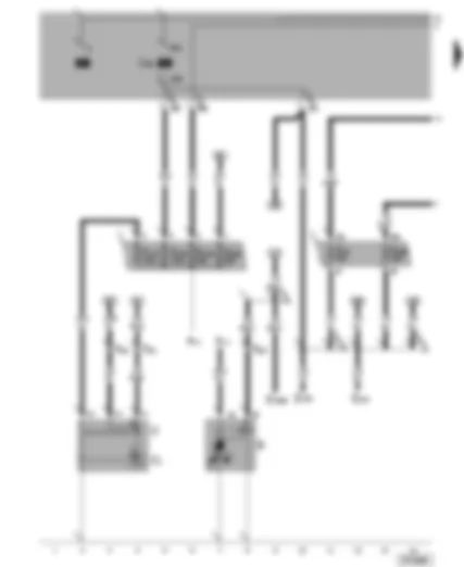 Wiring Diagram  VW NEW BEETLE 2000 - Alternator - starter - voltage regulator